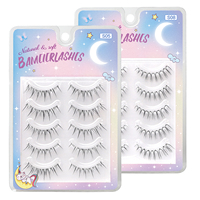 Qingdao Faux Cils Private Label 6-13mm Strip Lashes avec Emballage Personnalisable pour Pas Cher pour les Débutants