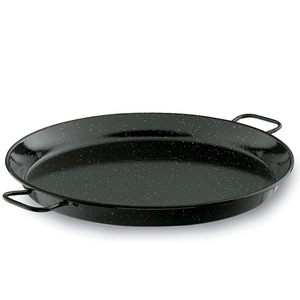 Padella per Paella Valenciana 38 Cm in Ferro Smaltato con 2 Manici, Adatta per Forno e Gas - Product Image 1