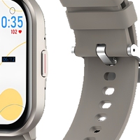 Montre connectée carrée avec fonction d'appel, surveillance de la pression artérielle, suivi du sommeil et suivi de la forme physique