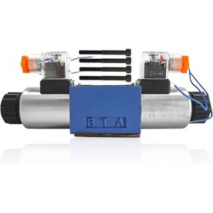 Vanne de commande directionnelle hydraulique Uritue 12V DC D03 NG6 21 GPM 4560 psi Métal 8x4x2 pouces - Product Image 1