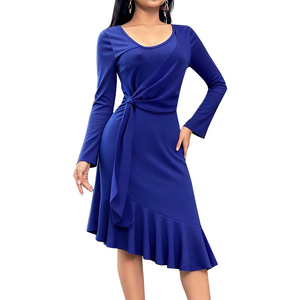 what color shoes go with a dark blue dress Rosie Assoulin Tie Shirt Dress | Blue/Stripe | Size 6 main image 1