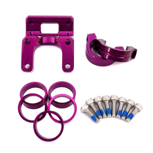 KKE Handlebar <strong>Risers</strong> Kit Fit Sur-Ron Light Bee <strong>X</strong> Talaria Sting E-Bike Bracket Clamps Pads - Product Image 3