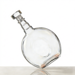 Bouteilles en verre transparentes <span class=keywords><strong>de</strong></span> forme spéciale personnalisées <span class=keywords><strong>de</strong></span> qualité supérieure <span class=keywords><strong>de</strong></span> 375 ml et 500 ml pour <span class=keywords><strong>la</strong></span> vodka, les spiritueux, le gin, le <span class=keywords><strong>rhum</strong></span> - Product Image 1