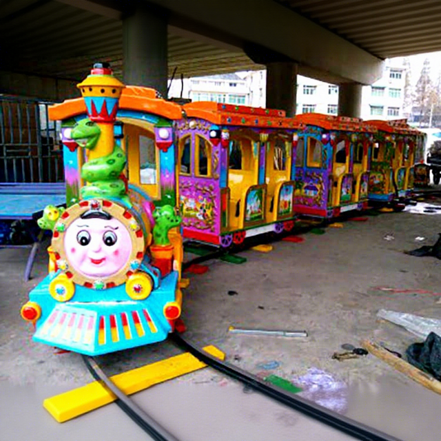 Kids Electric Train Ride with Safety Features Ideal for Playgrounds & Indoor Use