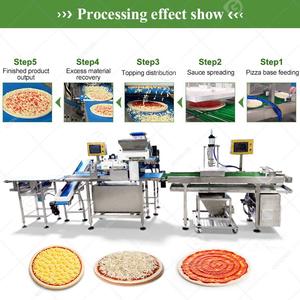 Machine robot semi-automatique pour l'application, le recouvrement et la saupoudrage de sauce, de fromage et de jambon sur pizzas - Product Image 5