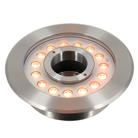 Pemasok Tiongkok lampu air mancur LED lanskap Stainless Steel IP68 24V RGBW/RGB kontrol DMX512