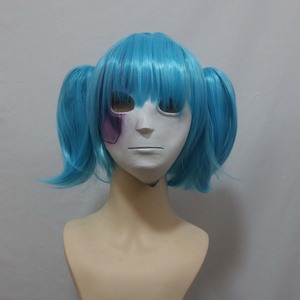 Costume complet de cosplay Sally Face pour adultes, sweat-shirt noir, masque, perruque, GAHC-033 - Product Image 6