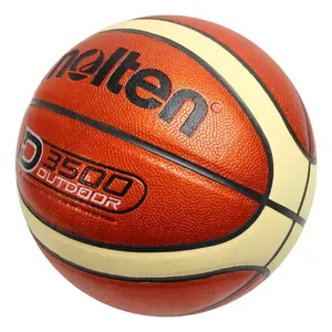 Palla da basket sintetica fusa arancione #7 pelle con Logo personalizzato per allenamento Indoor