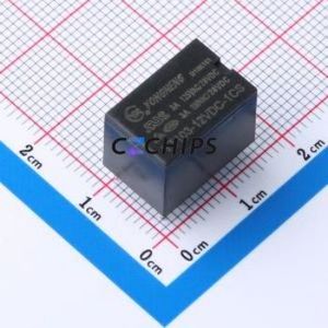 YT103-12VDC-1CS Signal Relay DIP-6 Relay 12V 1 Changeover: 1C (SPDT-Changeover)::: 5 3A-250VAC - Product Image 1