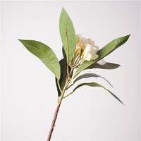 Fleur artificielle douce au toucher de qualité supérieure, fausse verdure pour aménagement paysager, décoration de salon et accessoires pour cheveux