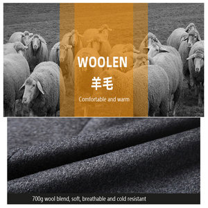 Trench-coat en <span class=keywords><strong>laine</strong></span> pour hommes en gros 50% <span class=keywords><strong>laine</strong></span> 50% polyester <span class=keywords><strong>cachemire</strong></span> long pardessus personnalisé respirant confortable chaud élégant - Product Image 4