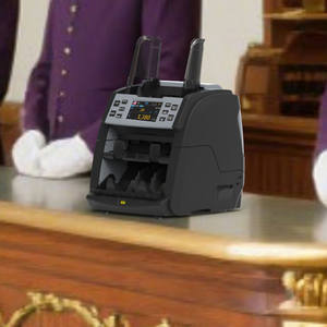 Compteur de billets et trieuse à <span class=keywords><strong>deux</strong></span> poches CIS à dénomination mixte avec fonction de lot et fonction d'ajout - Product Image 4