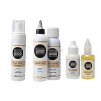 Nouveautés Kit d'Installation de Perruques Étanche avec Cire Fixante, Colle pour Dentelle et Spray Teintant pour Cheveux, Étiquette Privée