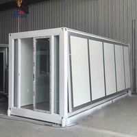 Chine 20 pieds 40 pieds Guyana Maison préfabriquée Extensible Conteneur Pliant Maison Acier Panneau Sandwich Villa Sommeil Utilisation Chambre à vendre CASA