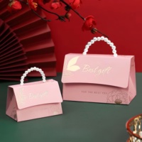 Luxe perle sac à main Style mariage boîte à bonbons réutilisable douche nuptiale faveur sac cadeau pour bijoux/parfum fête d'anniversaire décor