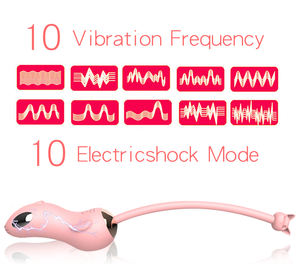 Femme G Spot Bullet Love Egg Vibromasseur <span class=keywords><strong>Gode</strong></span> 10 Choc Électrique Télécommande Kegel Ball & Jumping Egg Culotte Portable Sex Toy - Product Image 2