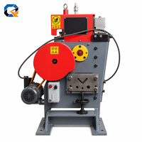 Machine à découper et à poinçonner le métal multifonctionnelle QS 32 Series, machine hydraulique pour tôles et profilés en acier