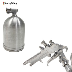 HVLP Lvmp <span class=keywords><strong>1</strong></span>,5mm Boquilla de acero inoxidable de alta calidad Pulverizador de pintura neumático automotriz Pistola de aire - Product Image 4