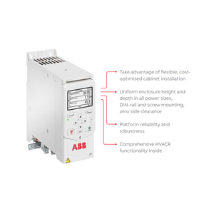 ผลิตอุปกรณ์แปลงความถี่ต่ำ 220V 480V 50hz 60hz 1 เฟส 3 เฟส ACH580 ACH550-01-033A-4 380V ระบบปรับความเร็วรอบมอเตอร์แบบแปรผัน (VFD) - Product Image 5