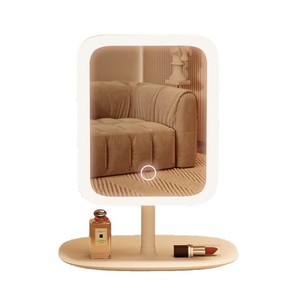 LED Smart Makeup <b>Mirror</b> <b>Square</b> With Light Fill Light For Bedroom Desk Student Dormitory Use - Product Image 5