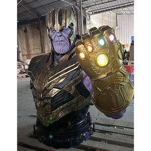 Offre Spéciale grandeur nature Spider-Man capitaine <span class=keywords><strong>Thanos</strong></span> Statue fibre de verre résine Sculpture Marvel <span class=keywords><strong>Comics</strong></span> Figure Statue - Product Image 2