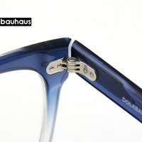 Bauhaus-montura de gafas de acetato, venta al por mayor de fábrica, barata