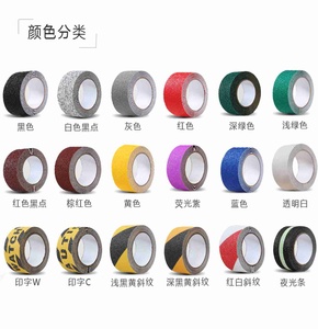 Venta al por mayor 50mm x 18,3 M PE/Eva suelo marcado antideslizante cinta adhesiva de seguridad impermeable resistente para barco marino advertencia antideslizante - Product Image 6