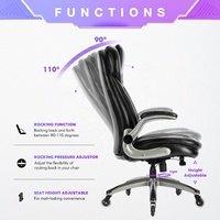 Chaise de bureau de haute qualité, mobilier avec dossier rembourré, chaise d'ordinateur pivotante à 360 degrés pour la maison, chaise de gaming