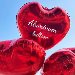 Globo de papel de helio en forma de corazón de amor rojo de 18 pulgadas, Globos de San Valentín, aniversario, decoraciones para fiesta de boda, Globo de San Valentín - Product Image 4