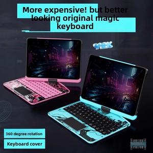 <span class=keywords><strong>Clavier</strong></span> rotatif magique transparent pour <span class=keywords><strong>iPad</strong></span> Air <span class=keywords><strong>8</strong></span>, modèle Iface3350, coque de protection pour tablette 11 pouces, 13 pouces, 11e génération - Product Image 3