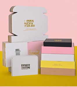 Индивидуальная гофрированная почтовая коробка, мини-коробка для доставки ювелирных изделий и аксессуаров - Product Image 6