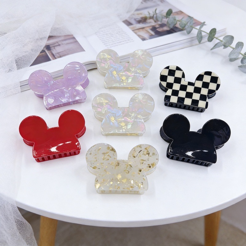 Hot Sale <strong>Mickey</strong> <strong>Mouse</strong> Hair Claw Clips Acetate Cartoon Custom <strong>Mickey</strong> Claw Clip for Women
