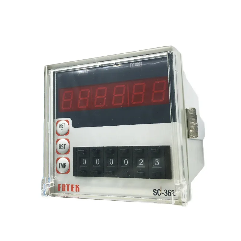 FOTEK SC-362 72*72 alimentation 220V affichage numérique à 6 chiffres double compteur préréglé compteur multifonction