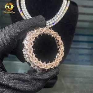 Đồng hồ mặt số 2 màu cao cấp mới về DW6900 GA2100, viền bạc 925, đính đá Moissanite, phong cách Hip Hop, đá Moissanite VVS D, vỏ đồng hồ đính kim cương - Product Image 5