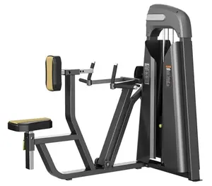 commercial fitness strength machine fitness gym equipment pin loaded seated vertical row trainer
