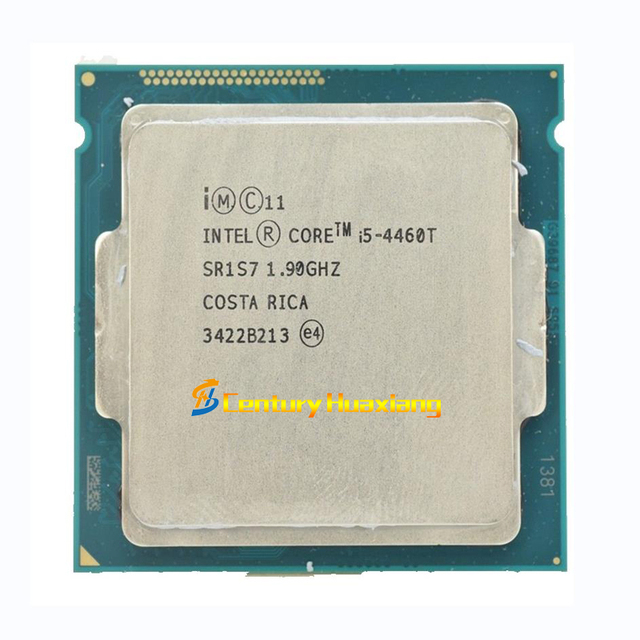 Intel Cpus  Core I5  I5-4460T  6M Cache  1.90 GHz  SR1QK LGA1150   Desktop Processor