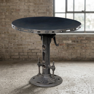 Table Basse Industrielle Vintage en Fonte, Hauteur Réglable, Durable, Écologique, Meuble de Salon en Métal pour la Maison - Product Image 2