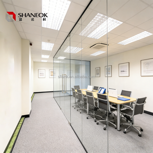 Cloisons <span class=keywords><strong>de</strong></span> bureau en profilés aluminium à vitrage simple, systèmes <span class=keywords><strong>de</strong></span> cloisons en verre transparent pour bureaux à <span class=keywords><strong>plan</strong></span> ouvert - Product Image 2