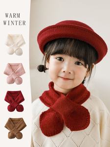 S0876/écharpe en peluche solide pour enfant en bas âge, pour fille, mode, chaleur personnelle, écharpe confortable pour bébé - Product Image 6