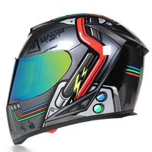 Casques de moto et de vélo électrique intégraux, taille XL, en ABS, emballage en boîte, design coloré et unique, expédition directe usine - Product Image 4