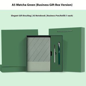 Wholesale Corporate Spiral Binding Notebook Sets Customizable Luxury A5 Diary Gift Box With <b>Pen</b> - Product Image 2