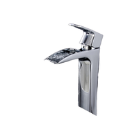 Robinet d'eau de cuisine moderne à une poignée, mitigeur de lavabo à long cou, bec spécial, vanne en céramique, salle de bain