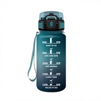 Bouteille d'eau de sport sans BPA de 650 ml avec couvercle anti-fuite