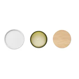 KEOPS <b>LARGE</b> vegetable wax <b>candle</b> personalized merchandising - Product Image 3