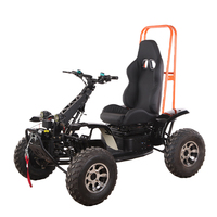 Scooter électrique à quatre roues motrices 4x4, véhicule tout-terrain, 6000W, haute performance, haute vitesse, chasse, ferme, transport de marchandises, utilitaire, puissant