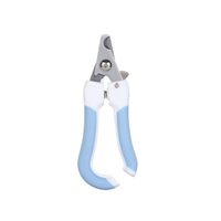En gros, Accessoires de toilettage pour animaux de compagnie : Coupe-griffes, Lime à ongles, Brosse démêlante bleue pour poils de chien