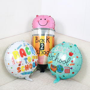 Ballon en aluminium à thème rentrée scolaire, dessin animé, sac à dos, crayon, bus, ballon pour fête à thème rentrée scolaire pour enfants - Product Image 4
