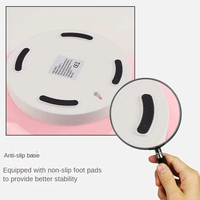 Lampe murale LED à intensité variable avec abat-jour rose, style nordique, pour la décoration de la maison