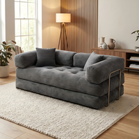 Sofá Cama Plegable Multiusos para Sala de Estar, Cama para Invitados, Sofá de Compresión para Descanso, Sofá Cama Plegable