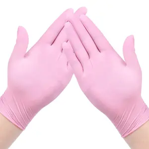 100 шт., одноразовые виниловые перчатки